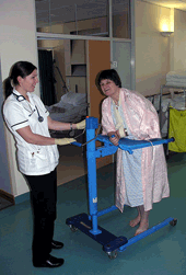 paciente y enfermera