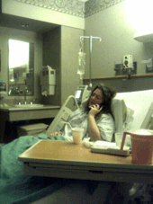 paciente en el hospital