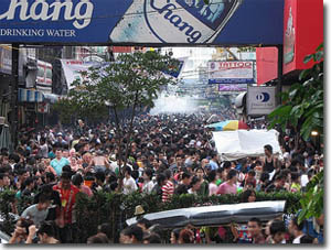 Celebrando Songkran en Bangkok