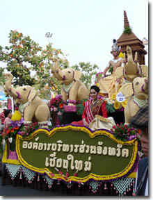 Festival del Flores en Chiang Mai