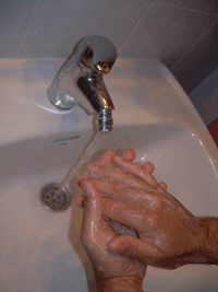 lavandose las manos