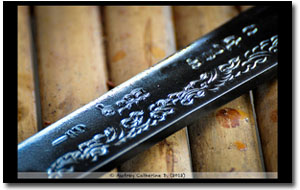 Uno de los cuchillos elaborados por los artesanos de Aranyik