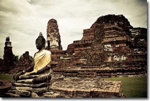 Templo Wat Phra Mahathat en Ayutthaya