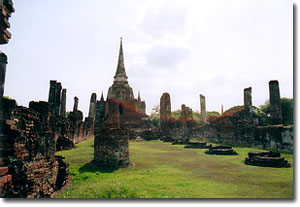 Templo Wat Phra Sri Sanphet en Ayutthaya