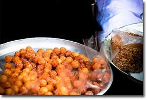 puesto de comida en el Mercado de Chatuchak