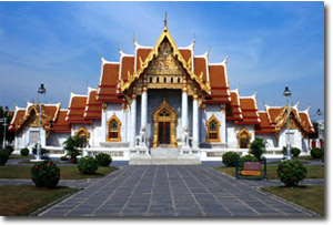 Templo Wat Benchamabophit en dusit