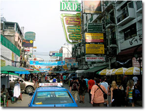 En Khao San Road, Bangkok