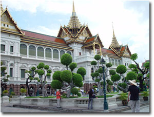 Salón Chakri Mahaprasad en el Gran Palacio de Bangkok