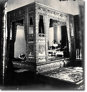 Cama del Rey Rama I hacia el año 1925