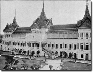 Phra Thinang Chakri Maha Prasat en 1890