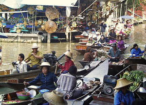 Mercado flotante de Chanthaburi