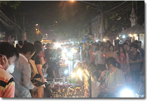 mercado nocturno de Chiang Mai