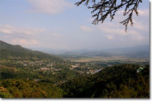 vista desde el valle de Thaton