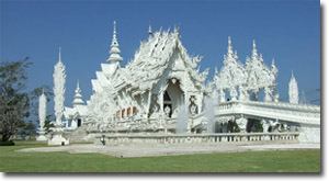 exterior del templo Wat Rong Khun