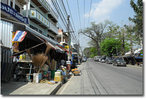 calle en Chiang Saen