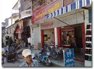 negocios en Tachileik en Myanmar
