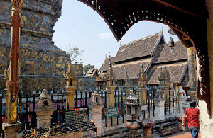 pequeños templos en Lampang