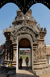 pequeño templo en Lampang