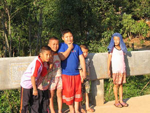 Niños en Mae Hong Son