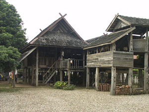 Ejemplo de una casa de los Tai Lue en Nan