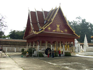 templo En la provincia de Nan