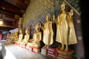 En un templo de Phitsanulok