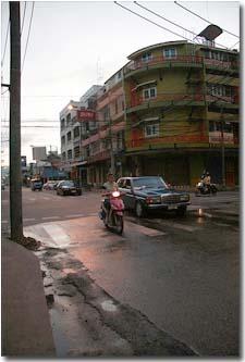 una calle de Hat yai
