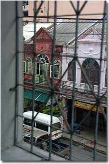 vistas de la calle desde un hotel en Hat yai