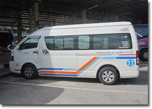 mini autobus en Krabi