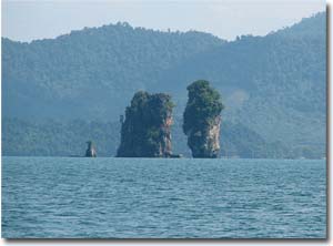 islotes cerca de la bahia de Phang Nga
