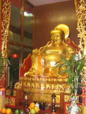 El monje Buda como encarnación de Maitreya